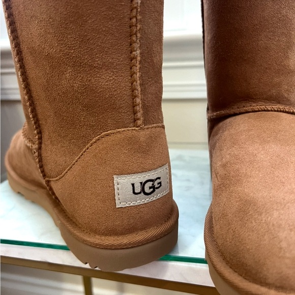 UGG Plush Lamb Fur Boots - Tan - Picture 2 of 16